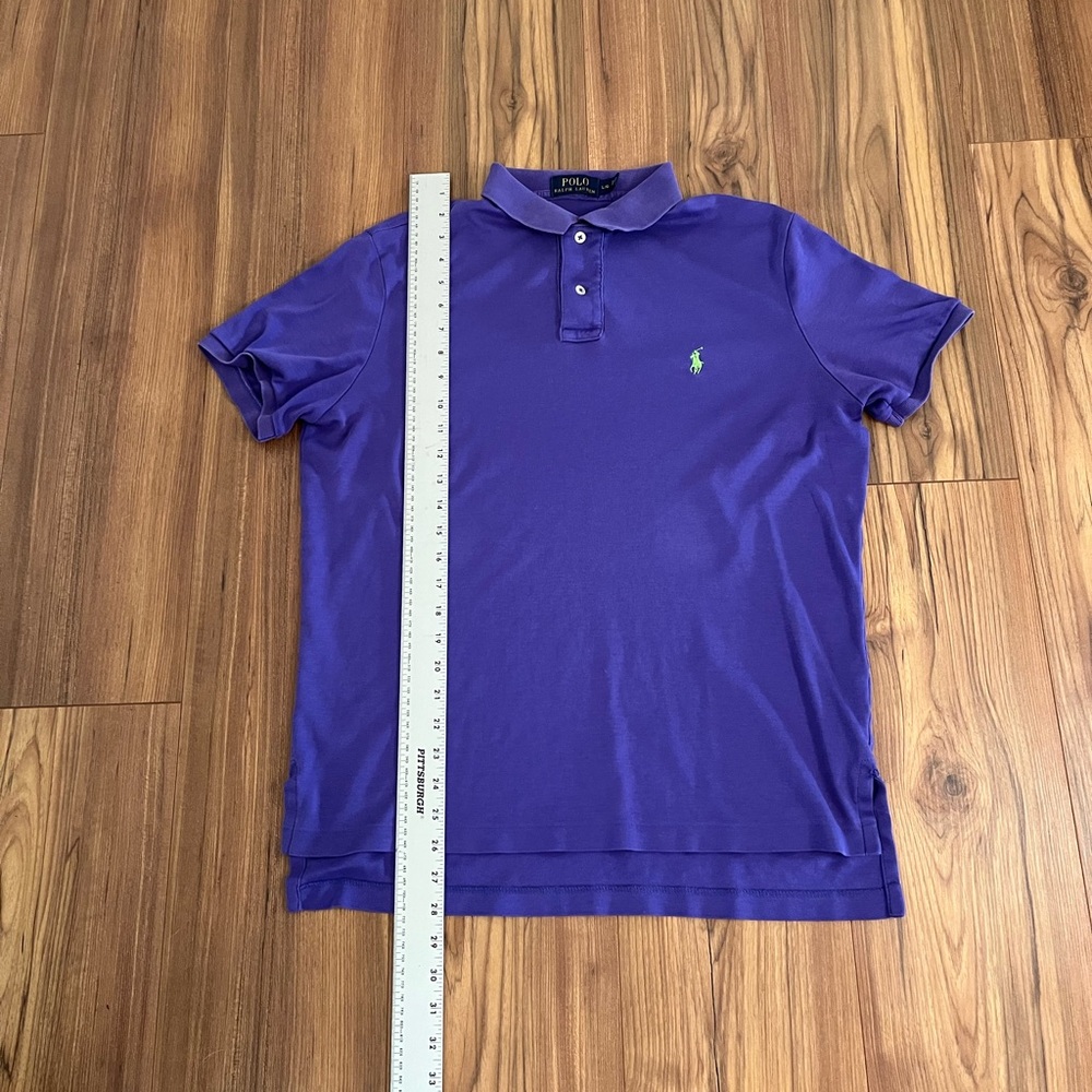 Polo by Ralph Lauren Men's Polo Shirt in Rich Purple